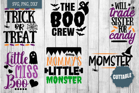 Halloween Cut File Bundle, Halloween SVG bundle, Halloween quote SVG Set SVG Cuttable 