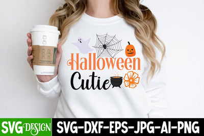 Halloween Cutie SVG Cut File, Halloween Cutie Sublimation Design Quotes, Halloween SVG Cut File, Halloween SVG bundle, Halloween Quotes SVG ,Halloween SVG Sublimation Design, Trick or Treat SVG SVG BlackCatsMedia 