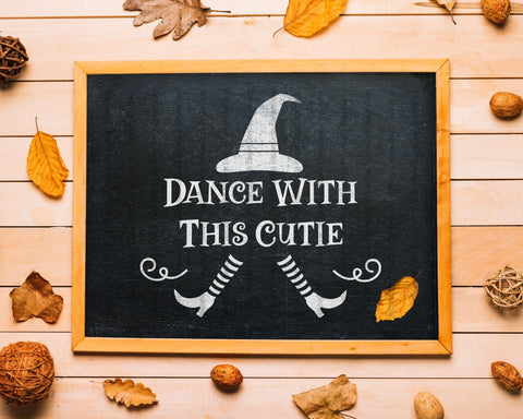 Halloween - Dance With This Cutie - SVG, PNG, DXF, EPS SVG Elsie Loves Design 