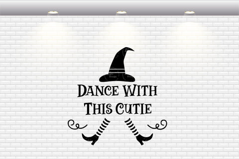 Halloween - Dance With This Cutie - SVG, PNG, DXF, EPS SVG Elsie Loves Design 