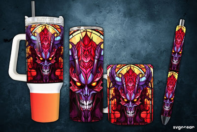 Halloween Demon Bundle | Tumbler | Mug | Pen Sublimation SvgOcean 
