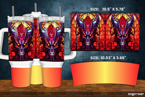 Halloween Demon Bundle | Tumbler | Mug | Pen Sublimation SvgOcean 