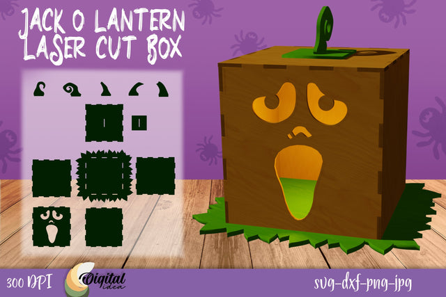 Halloween Design SVG. Halloween SVG.Jack o Lantern Laser Cut. SVG Evgenyia Guschina 