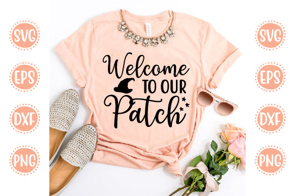 Halloween Design welcome to our patch SVG SH_Tee store 