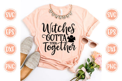 halloween design Witches Gotta Stick Together SVG SH_Tee store 