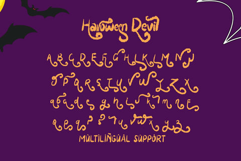 Halloween Devil Font Prasetya Letter 