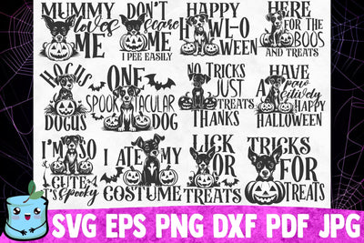 Halloween Dog Bundle SVG MintyMarshmallows 