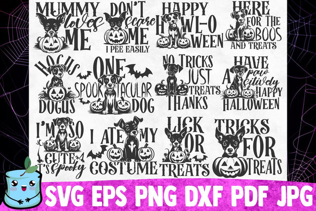 Halloween Dog Bundle SVG MintyMarshmallows 