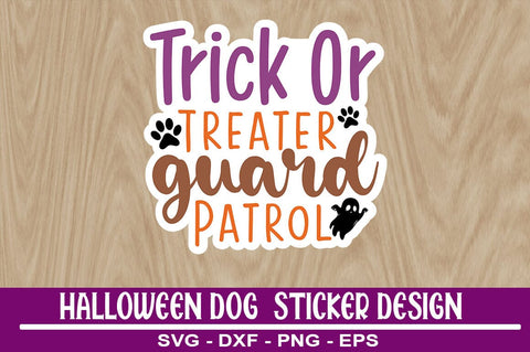 Halloween Dog Sticker Design Bundle SVG CraftingStudio 