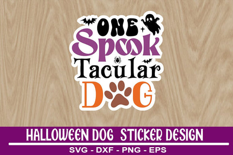 Halloween Dog Sticker Design Bundle SVG CraftingStudio 