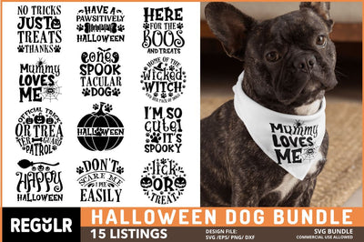 Halloween Dog Svg Bundle SVG Regulrcrative 