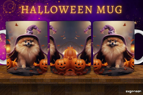 Halloween Dogs Mug Wrap Bundle | 11 Oz | Sublimation Sublimation SvgOcean 