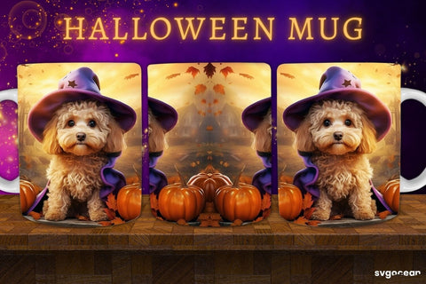 Halloween Dogs Mug Wrap Bundle | 11 Oz | Sublimation Sublimation SvgOcean 