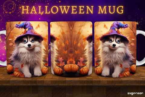 Halloween Dogs Mug Wrap Bundle | 11 Oz | Sublimation Sublimation SvgOcean 