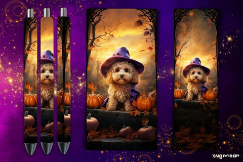 Halloween Dogs Pen Wrap Bundle | Sublimation Sublimation SvgOcean 