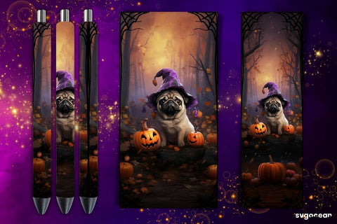 Halloween Dogs Pen Wrap Bundle | Sublimation Sublimation SvgOcean 