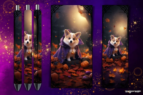 Halloween Dogs Pen Wrap Bundle | Sublimation Sublimation SvgOcean 