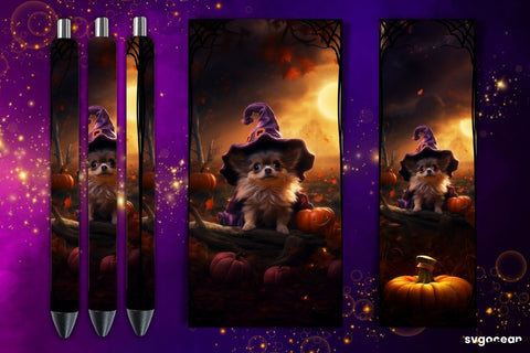 Halloween Dogs Pen Wrap Bundle | Sublimation Sublimation SvgOcean 
