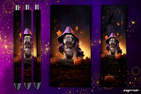 Halloween Dogs Pen Wrap Bundle | Sublimation Sublimation SvgOcean 