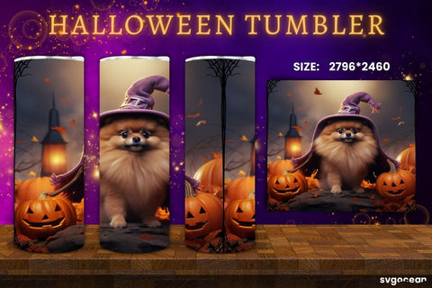 Halloween Dogs Tumbler Wrap Bundle | 20 Oz | Sublimation Sublimation SvgOcean 