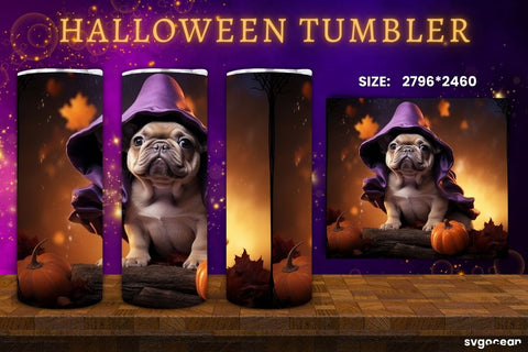 Halloween Dogs Tumbler Wrap Bundle | 20 Oz | Sublimation Sublimation SvgOcean 