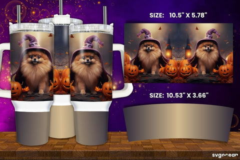 Halloween Dogs Tumbler Wrap Bundle | 40 Oz | Sublimation Sublimation SvgOcean 