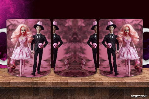 Halloween Doll Mug Wrap Bundle | 11 Oz | Sublimation Sublimation SvgOcean 