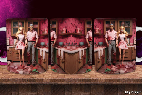 Halloween Doll Mug Wrap Bundle | 11 Oz | Sublimation Sublimation SvgOcean 