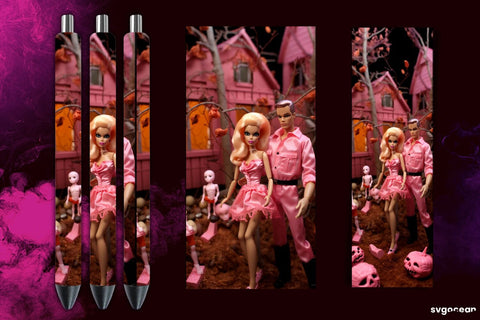 Halloween Doll Pen Wrap Bundle | Sublimation Sublimation SvgOcean 