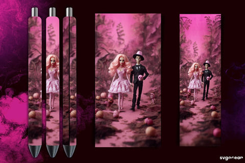 Halloween Doll Pen Wrap Bundle | Sublimation Sublimation SvgOcean 