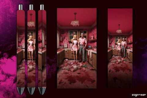 Halloween Doll Pen Wrap Bundle | Sublimation Sublimation SvgOcean 