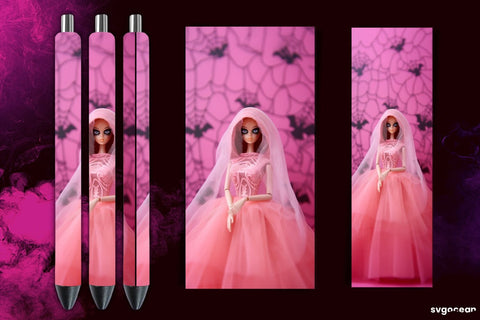 Halloween Doll Pen Wrap Bundle | Sublimation Sublimation SvgOcean 
