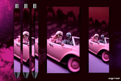Halloween Doll Pen Wrap Bundle | Sublimation Sublimation SvgOcean 
