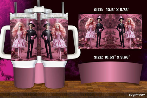 Halloween Doll Tumbler Wrap Bundle | 40 Oz | Sublimation Sublimation SvgOcean 