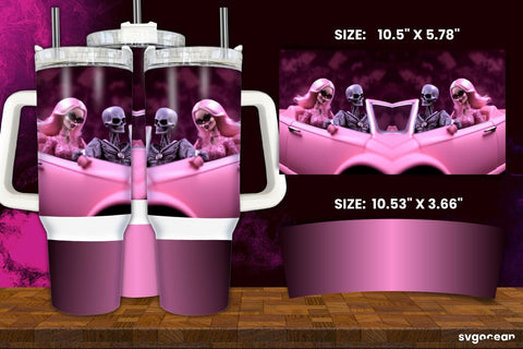 Halloween Doll Tumbler Wrap Bundle | 40 Oz | Sublimation Sublimation SvgOcean 