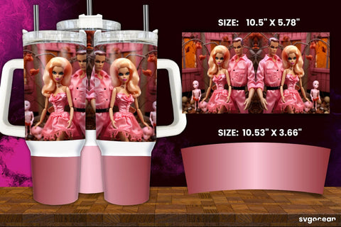 Halloween Doll Tumbler Wrap Bundle | 40 Oz | Sublimation Sublimation SvgOcean 