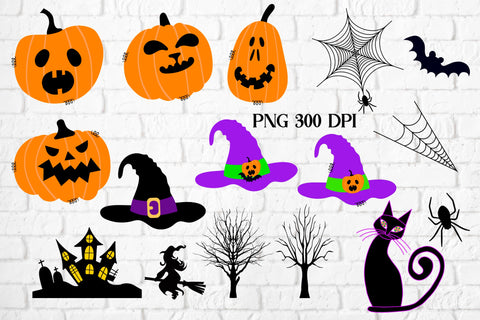Halloween doodle alphabet letters | Doodle letters Sublimation Svetana Studio 
