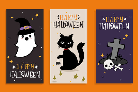 Halloween Doodle Dingbats&Color font Font Fox7 By Rattana 