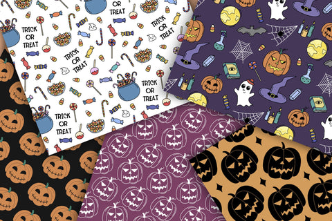 Halloween Doodles Digital Paper | JPG Patterns Digital Pattern AnnaViolet_store 