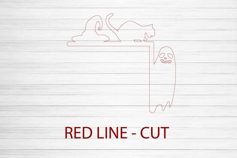 Halloween Door Corner. Halloween Laser Cut. Halloween SVG. SVG Samaha Design 