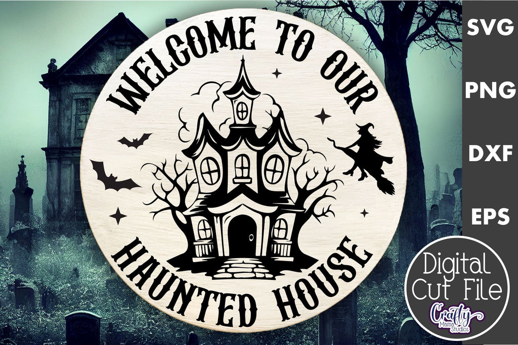 Halloween Door Hanger Bundle | Round Halloween Svg Files - So Fontsy