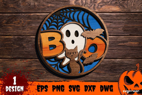 Halloween Door Hanger Svg | Laser Cut | Door hanger SVG SvgOcean 