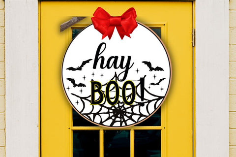 Halloween Door Sign SVG Bundle SVG DESIGNISTIC 