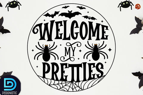 Halloween Door Sign SVG Bundle, SVG DESIGNISTIC 