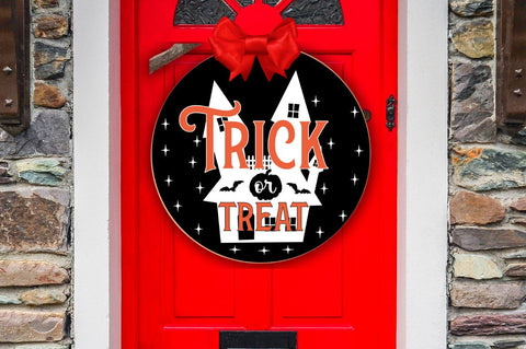 Halloween Door Sign SVG Bundle SVG DESIGNISTIC 