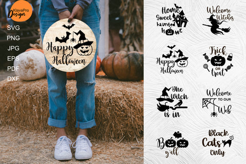 Halloween Door Signs SVG Bundle - Halloween SVG Bundle SVG Klava P 