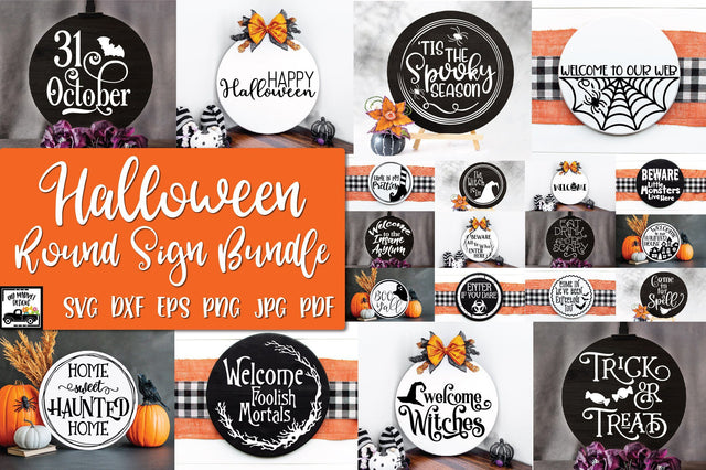 Halloween Door Signs SVG Bundle - Halloween SVG Bundle SVG Old Market 