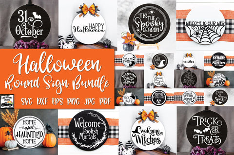 Halloween Door Signs SVG Bundle - Halloween SVG Bundle SVG Old Market 