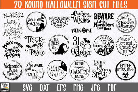 Halloween Door Signs SVG Bundle - Halloween SVG Bundle SVG Old Market 