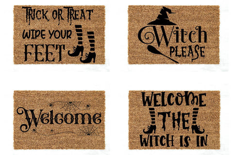 Halloween Doormat SVG Bundle, Halloween Doormat Bundle SVG Paper Switch 